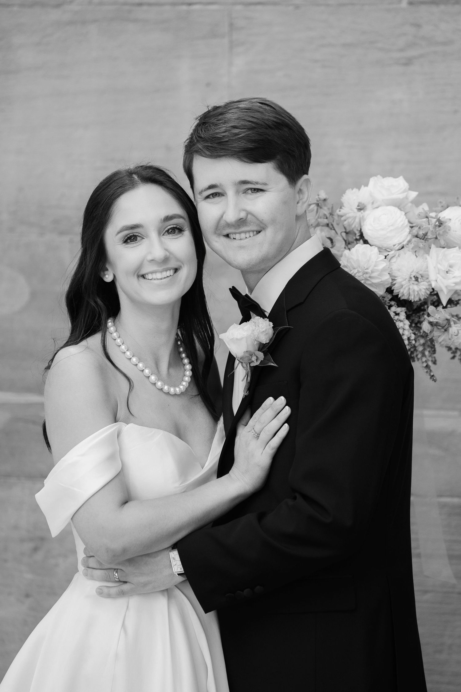 Wedding portrait in Cleveland photographed by Tom Forrest Photography of Hudson, Ohio.