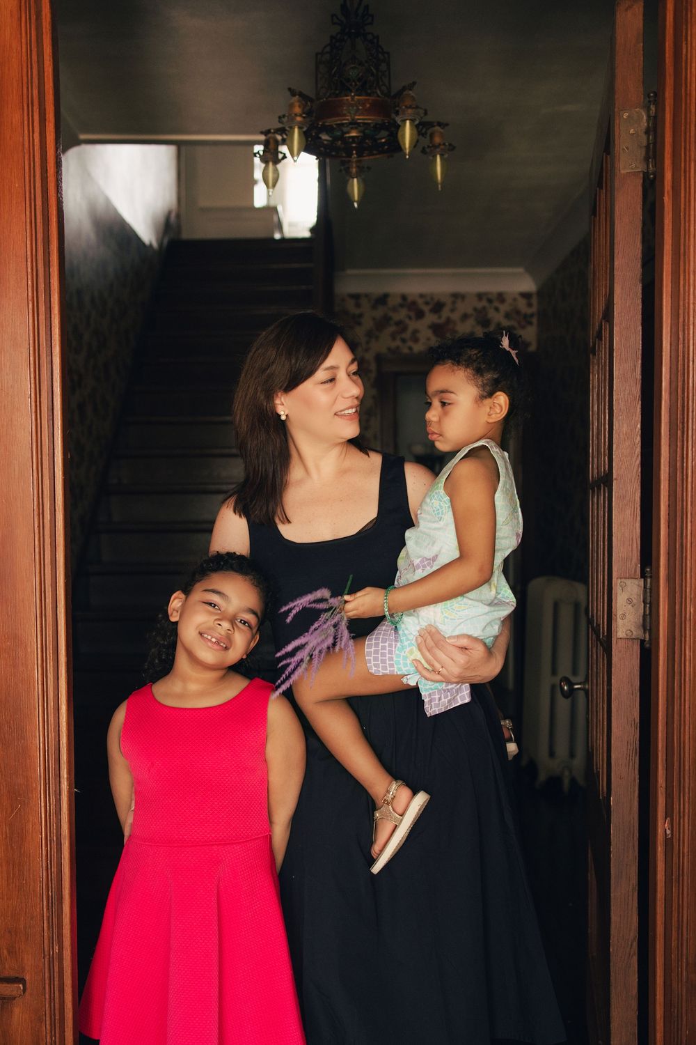 Milwaukee Wisconsin in home family photography session