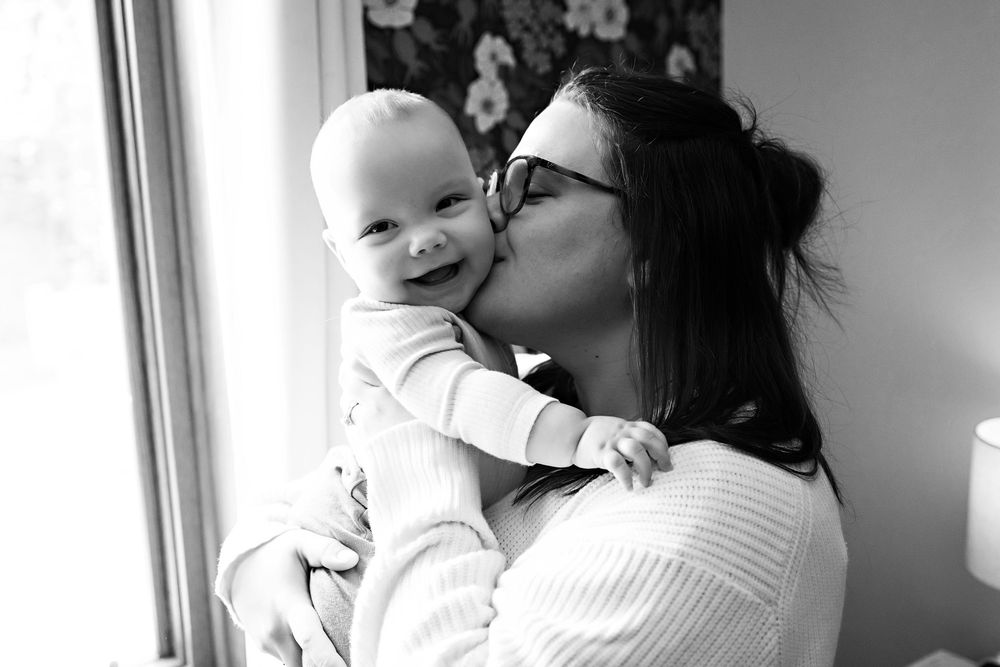 Waukesha Wisconsin in home family photography session