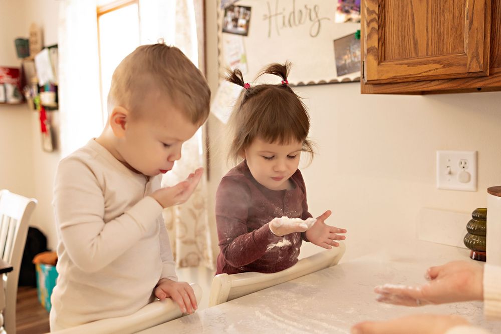 Waukesha Wisconsin in home family photography session