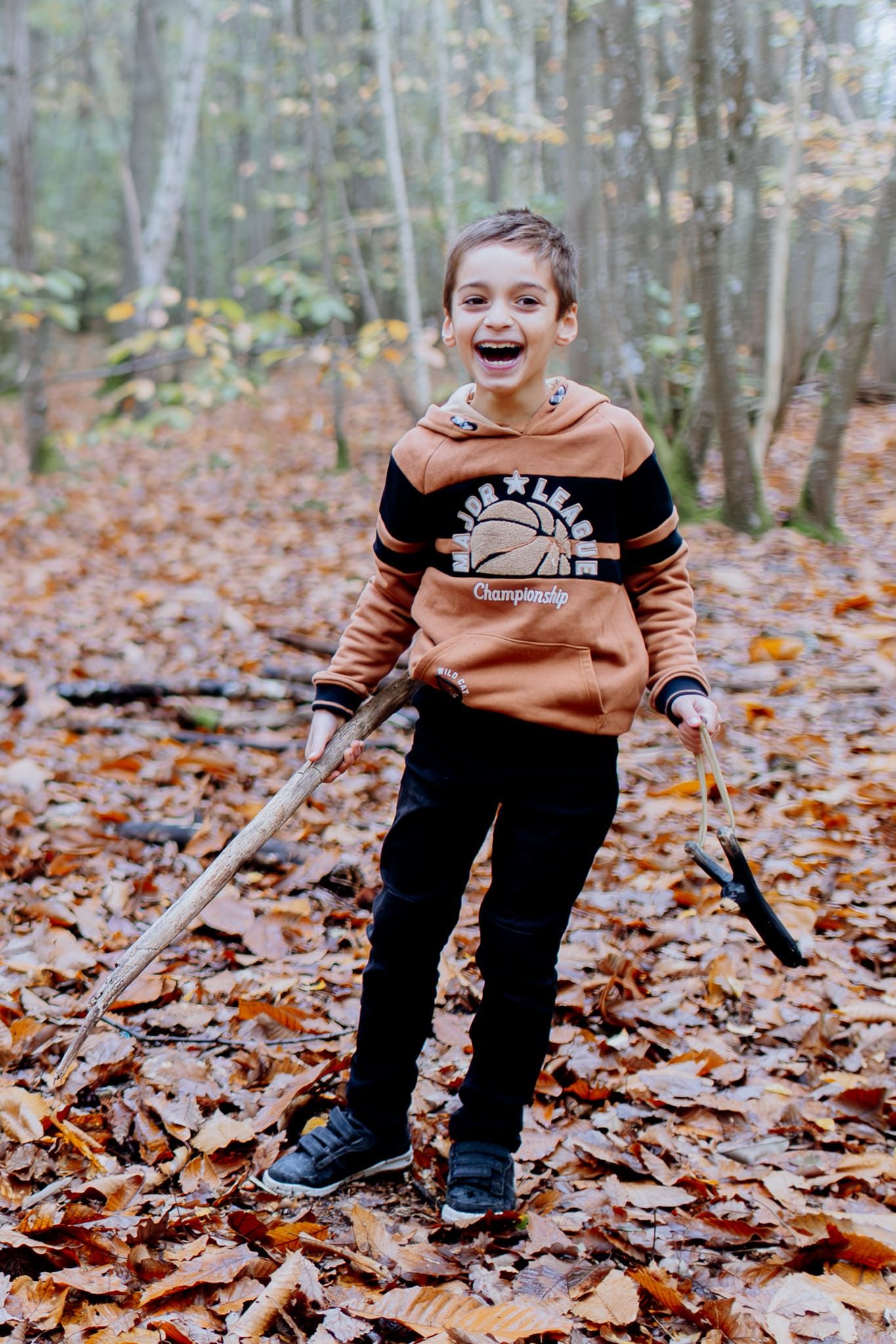 Séance photo enfant portrait forêt yvelines