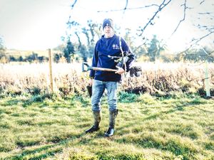 Sutton Hoo Longboat project - portrait of Andy Spencer – Horticulturist and tree search, Woodbridge, Suffolk.