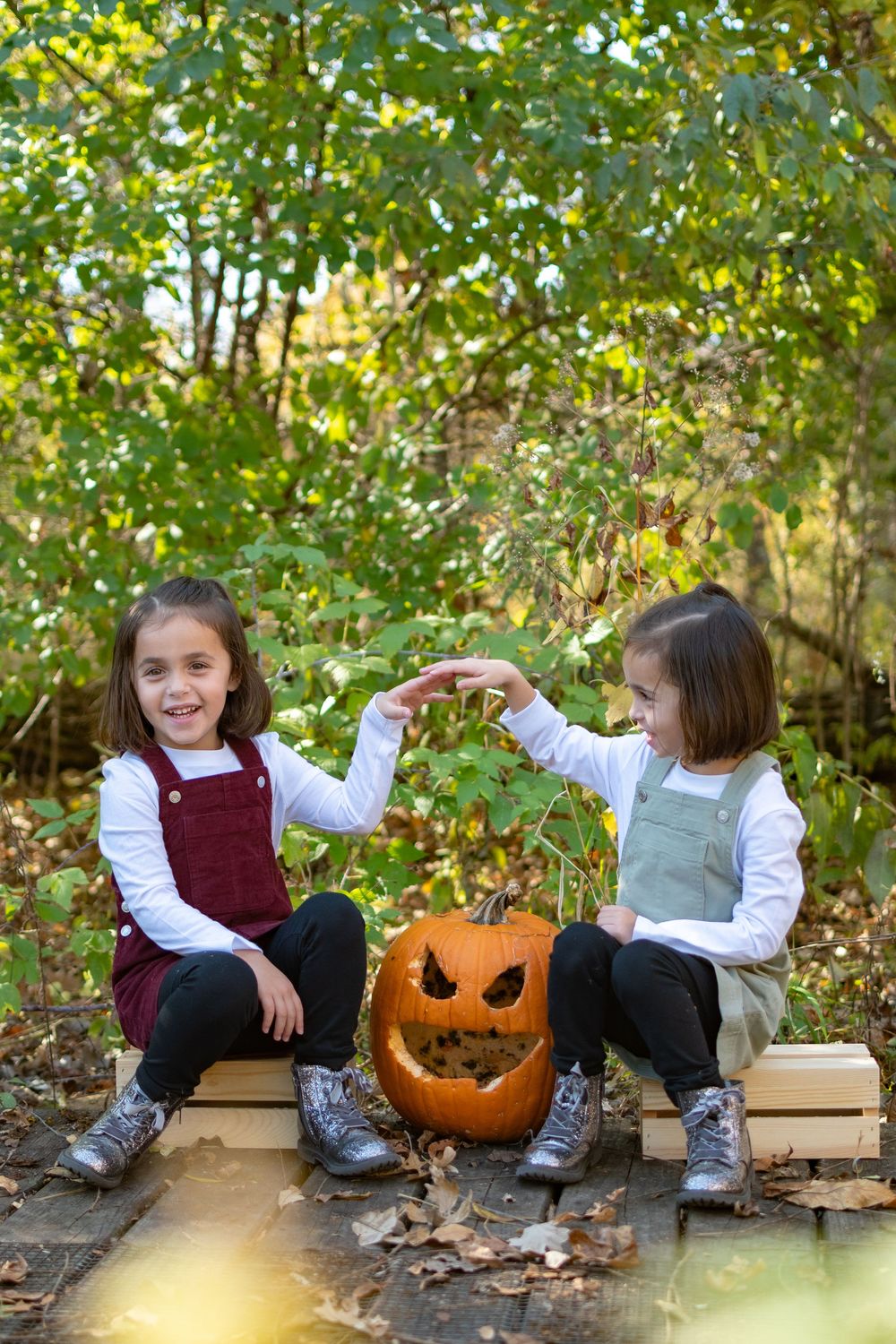 family photoshoot outdoor in barrington il