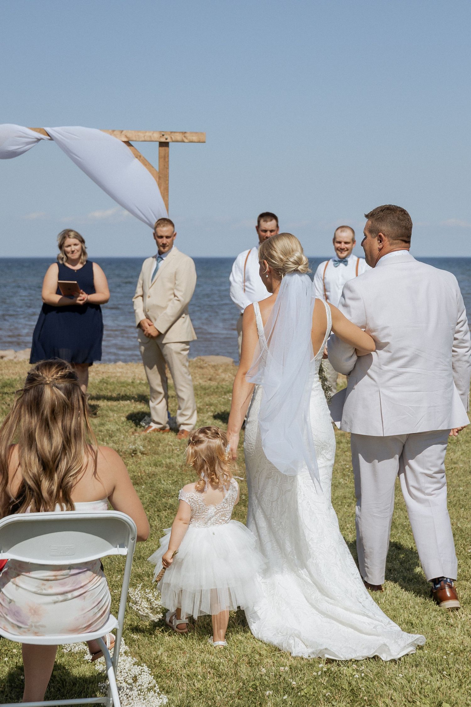 Romantic light and airy wedding portraits in Shediac New Brunswick.