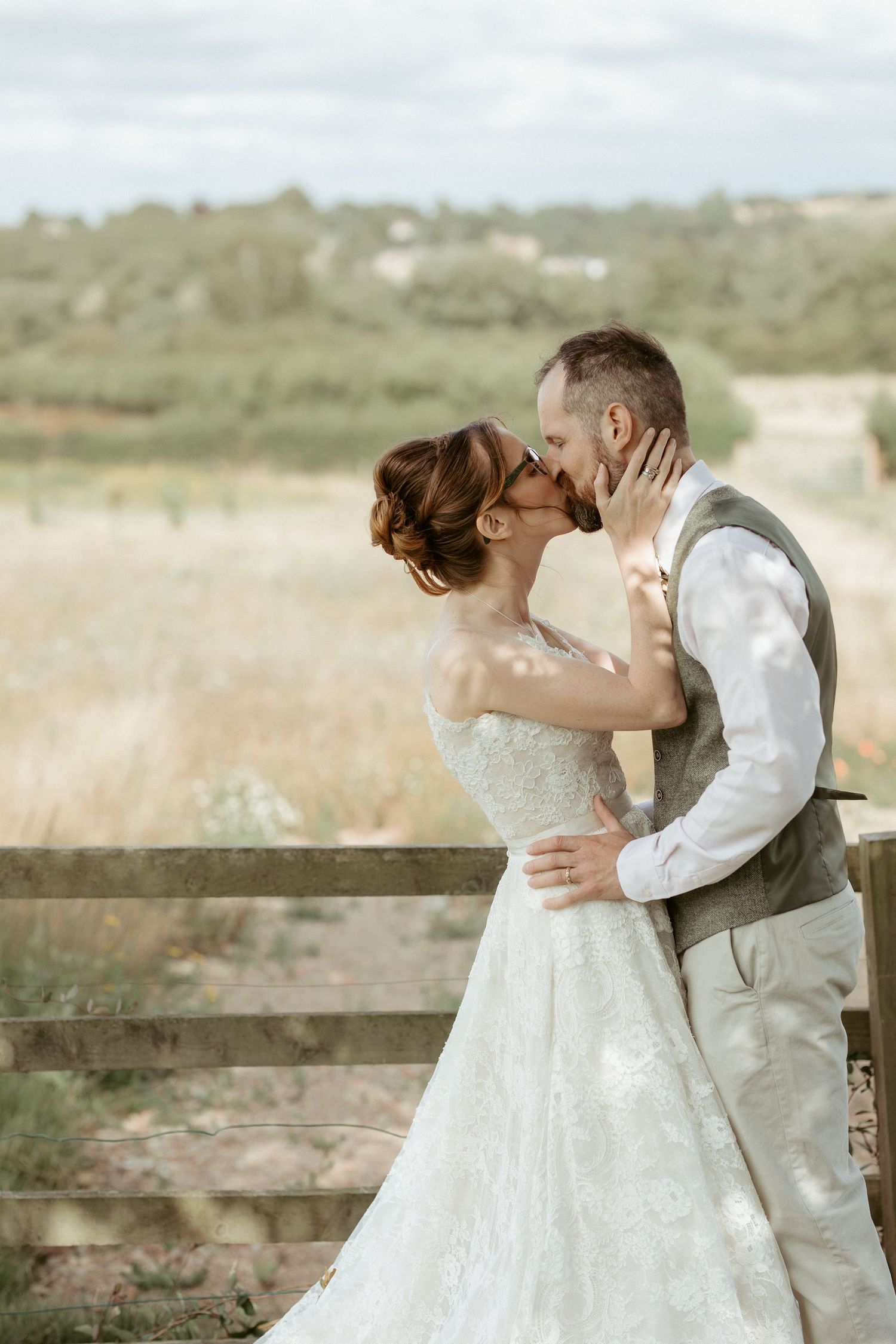 Wild flower wedding at East Keswick Village Hall