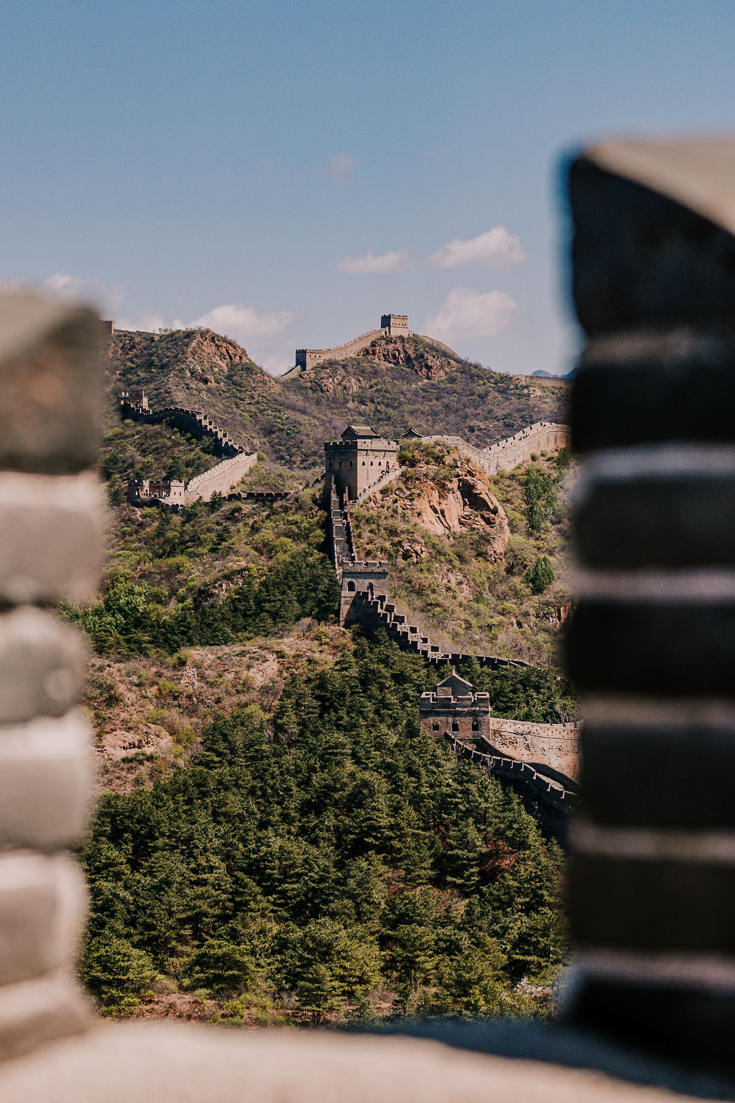 Great Wall of China at Jinshanling site