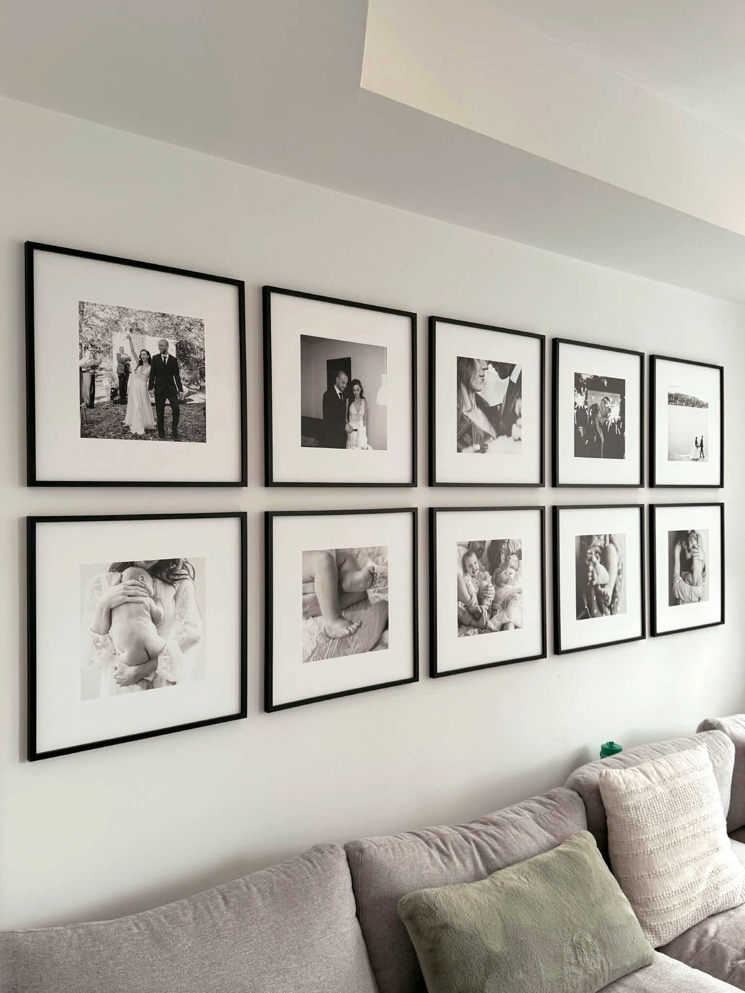 Wall gallery of photos