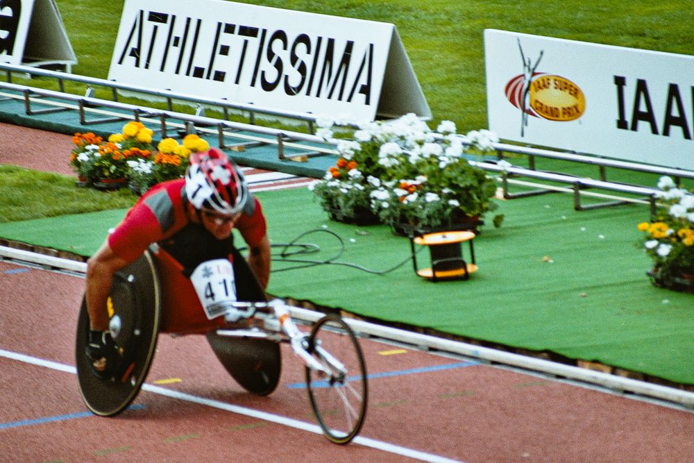 Athletissima 2004, Lausanne, Switzerland
Wheelchair athlete racing
Sandra DAENGELI, impacts.photo, @sdaengeli, @impacts.photo