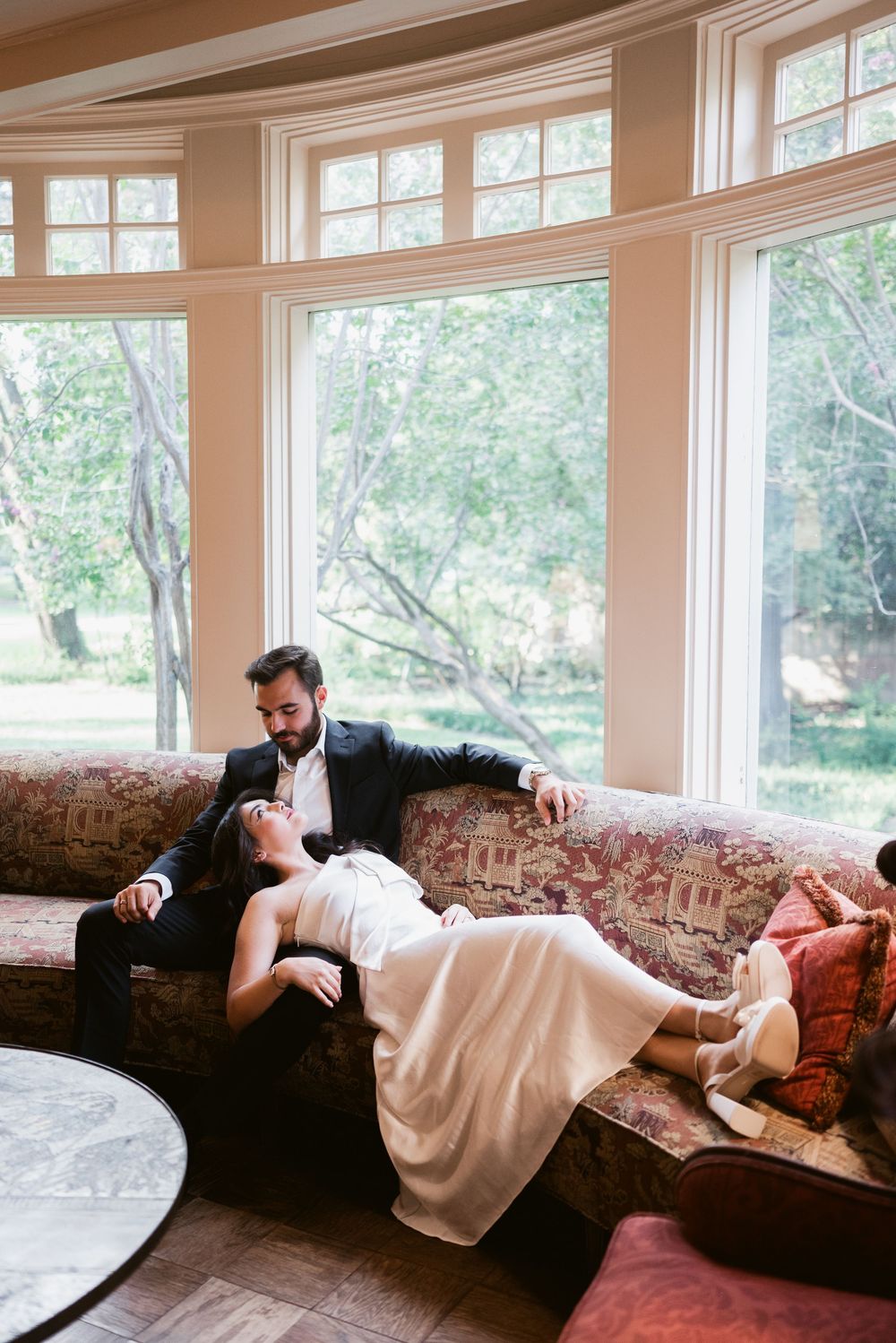 Aldredge House engagement photography in Dallas Texas.
