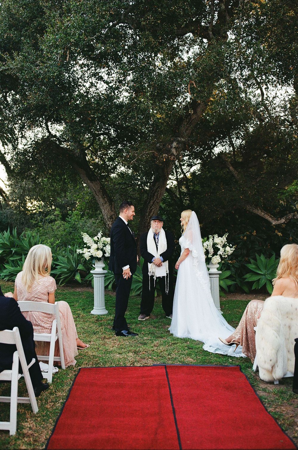 Wedding photographer shares film imagery of wedding in Hope Ranch Santa Barbara