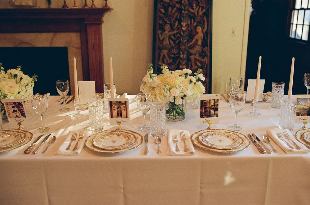 Candlelit backyard dinner party at a Santa Barbara estate. High-end, intimate inspiration for CA and NC.