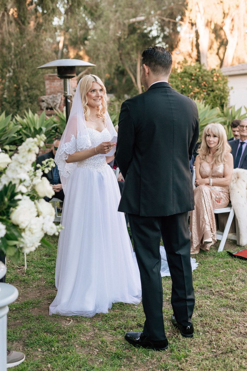 Editorial film wedding in Santa Barbara by NC and CA photographer.