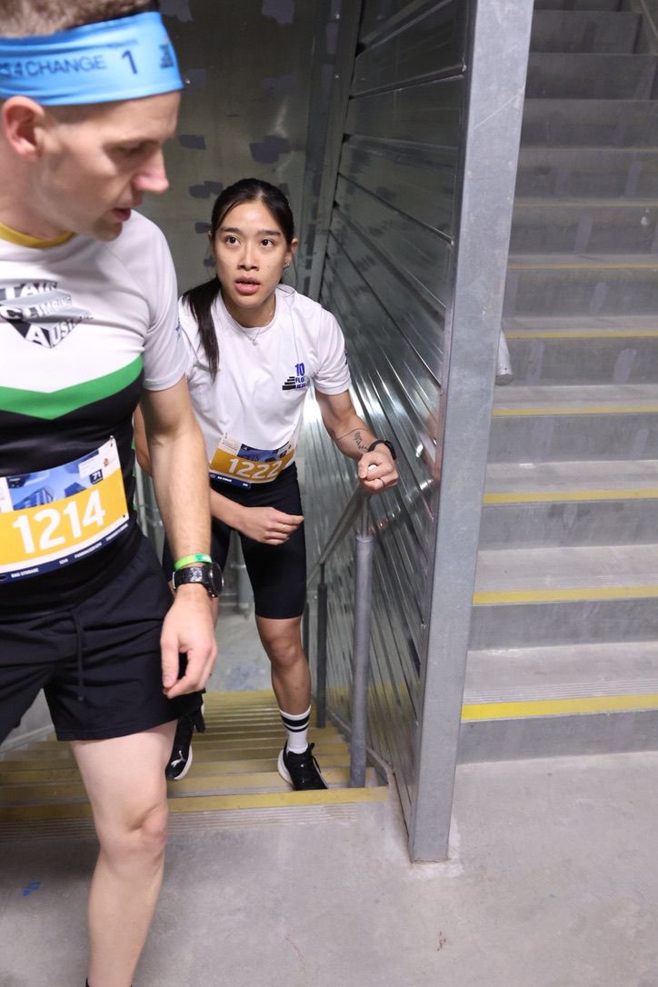 Stair Climb.  Melbourne Sports Photographer.