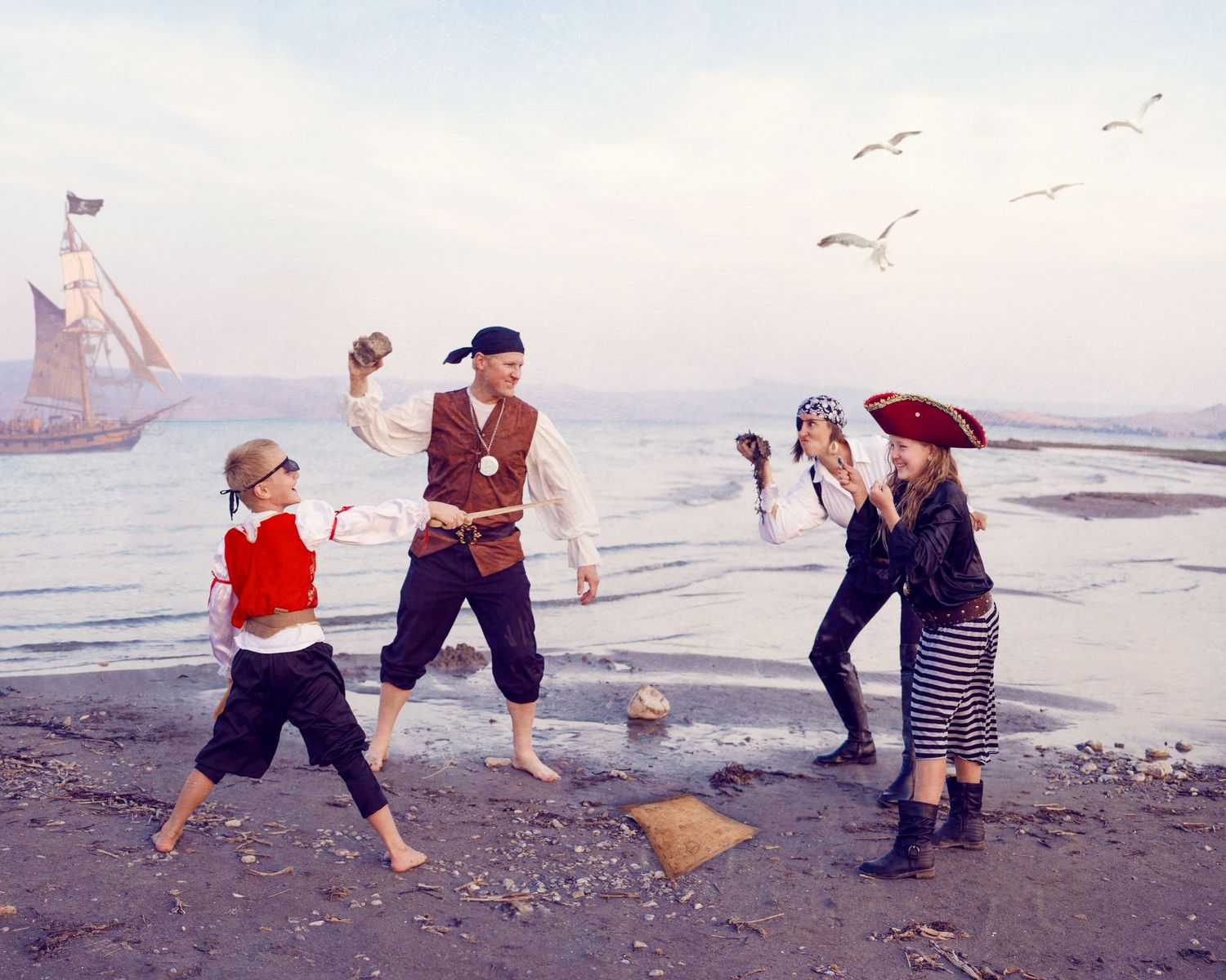pirate family pictures at bear lake Utah