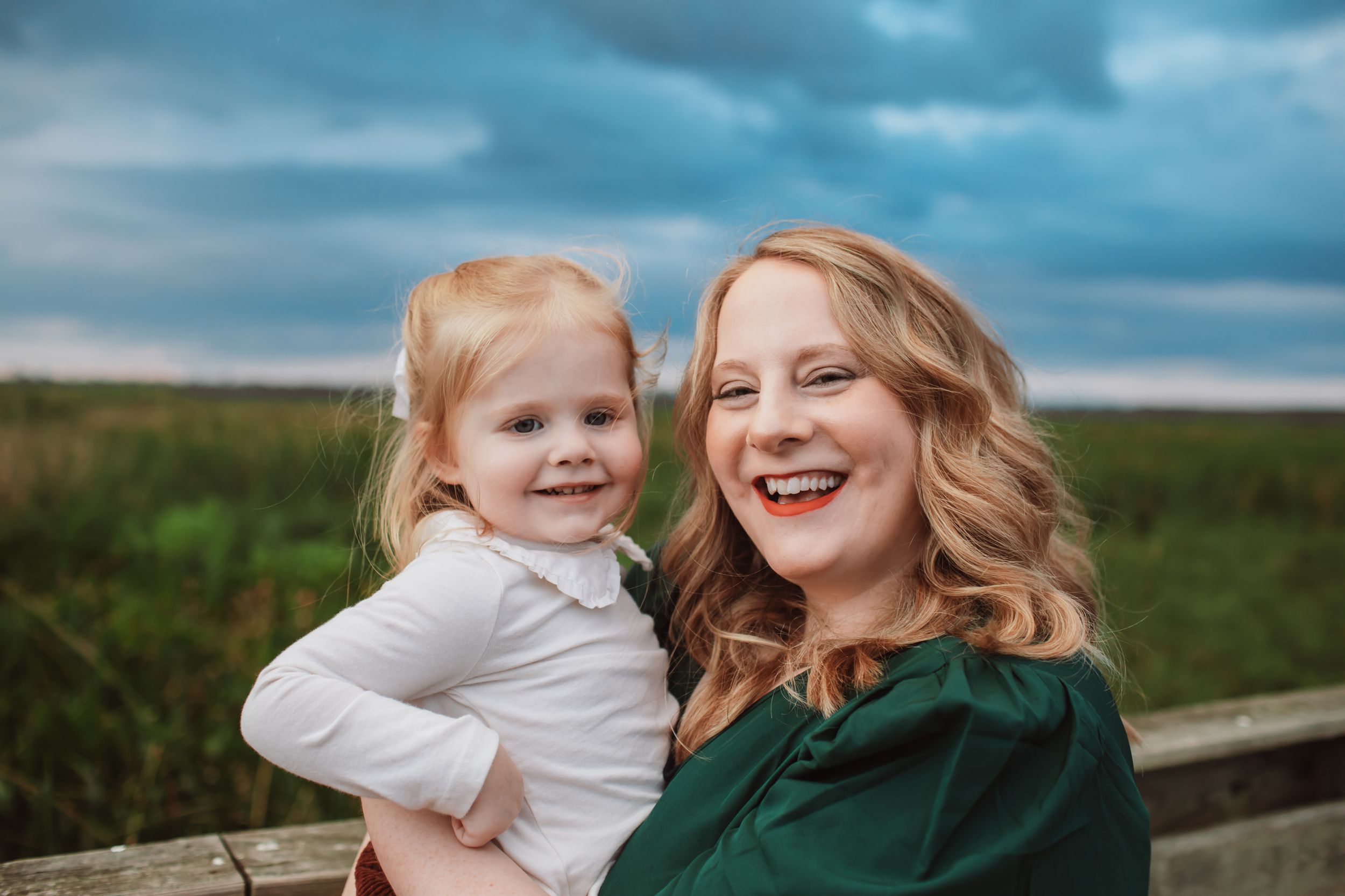 Family portrait session in Southeast Texas with natural outdoor lighting