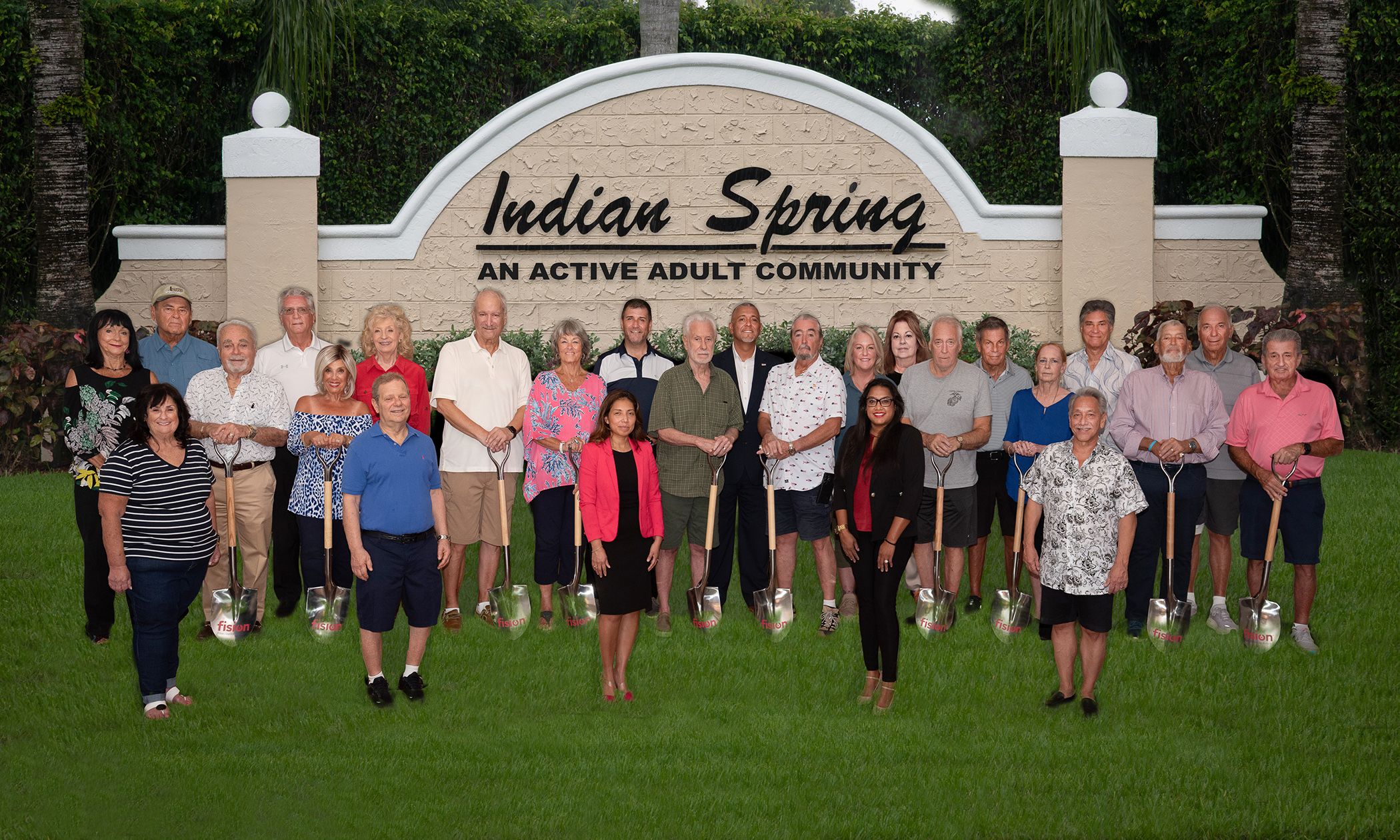 Hotwire Communications Indian Spring groundbreaking group photo Jeffrey Tholl photography