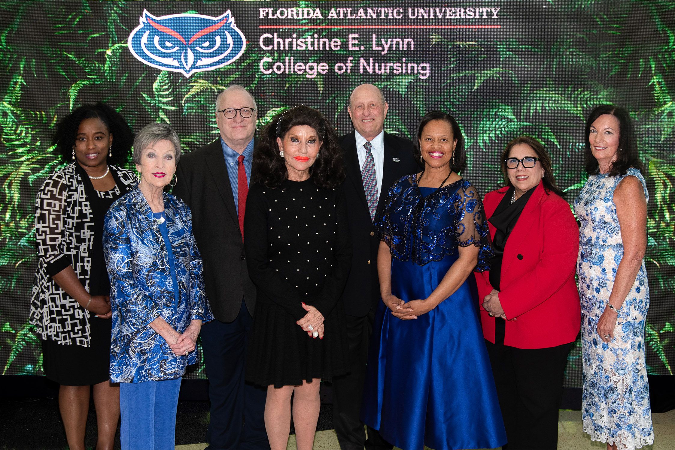 Florida Atlantic University  Christine Lynn College of Nursing leadership group photo Jeffrey Tholl photography