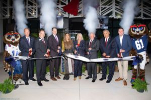 Florida Atlantic University Schmidt Family Complex ribbon cutting Jeffrey Tholl photography