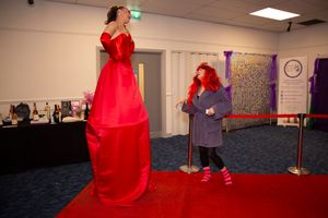 Queens of Halton Awards, DCBL Stadium Widnes Cheshire Fortuna Female Society Albi Productions walking red carpet