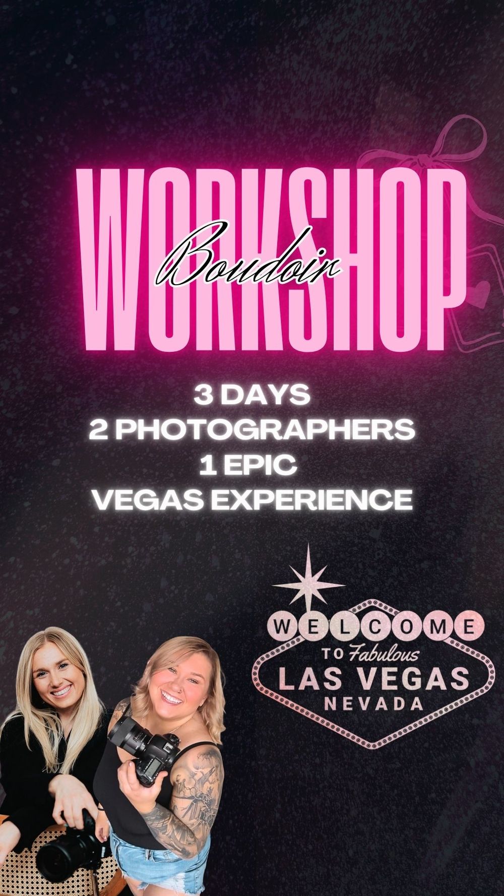 Vegas Boudoir workshop photoshoot marketing blurb, hosted by Sweet Confidence Boudoir