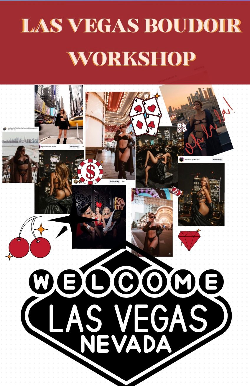 Vegas Boudoir workshop photoshoot marketing blurb, hosted by Sweet Confidence Boudoir
