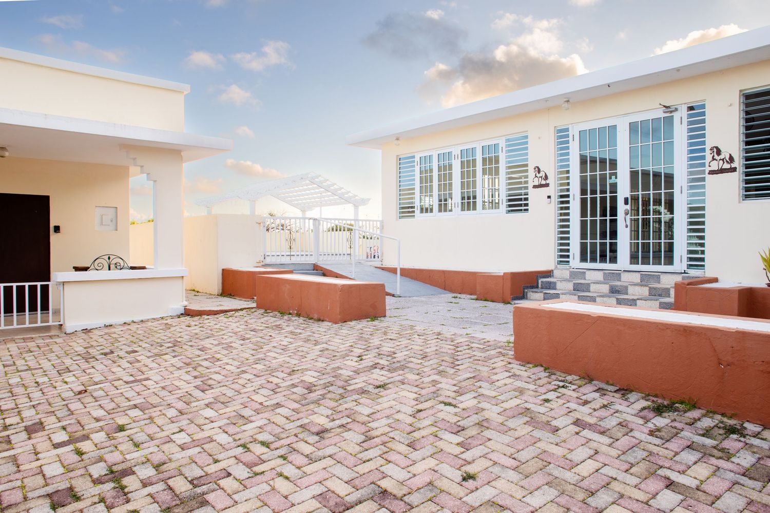 Real estate photo for a short-term rental in Aguas Buenas, Puerto Rico. Building exterior.
