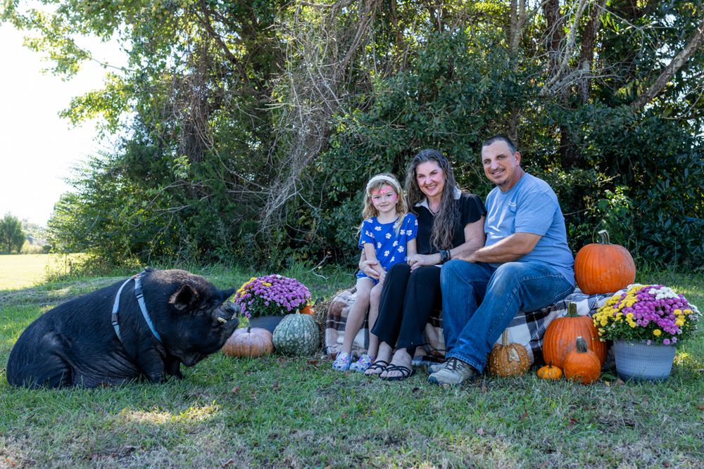 fall festival hosted by swansboro and Emerald Isle real estate agent on the crystal coast. family photography and event photography near me.