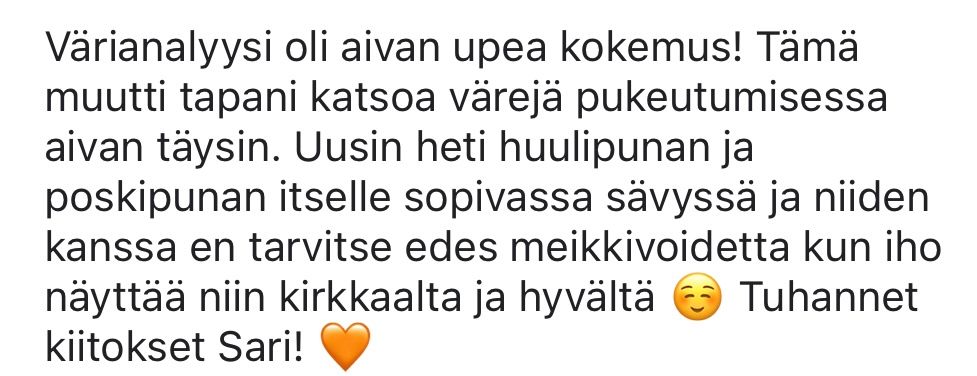 Paras Värianalyysi Helsinki