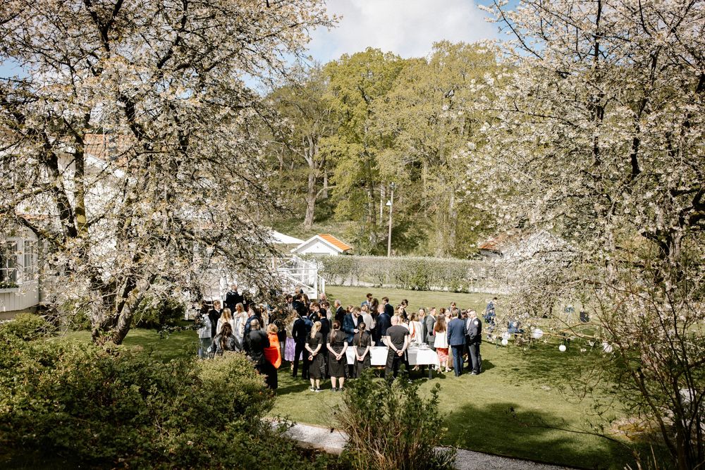Bröllopslokal på Tjörn vid havet nära Göteborg.Utomhusvigsel i Göteborg.