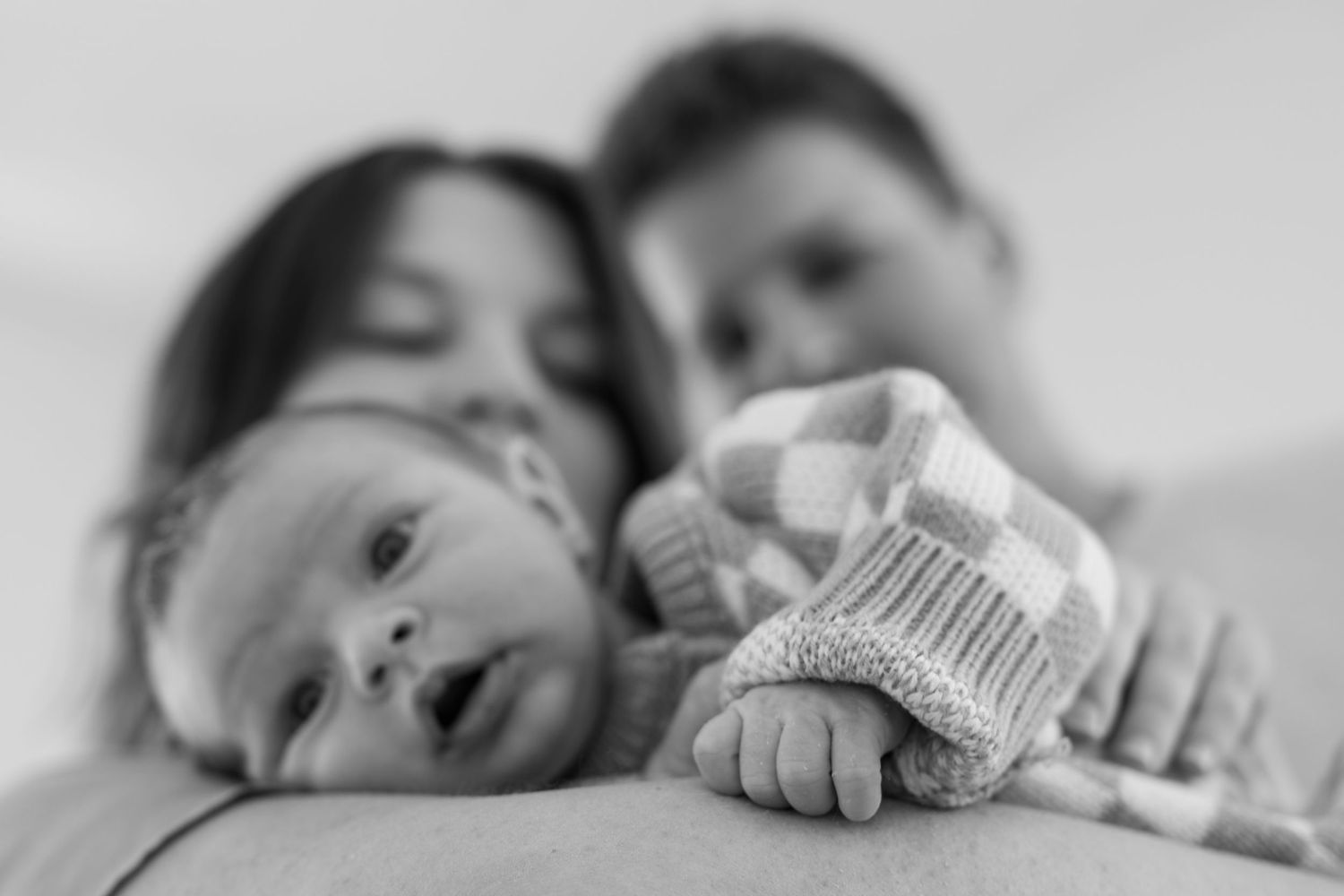 near cincinnati NKY photographer baby newborn fresh 48 lifestyle studio session after c-section birth images photos and albums of infant