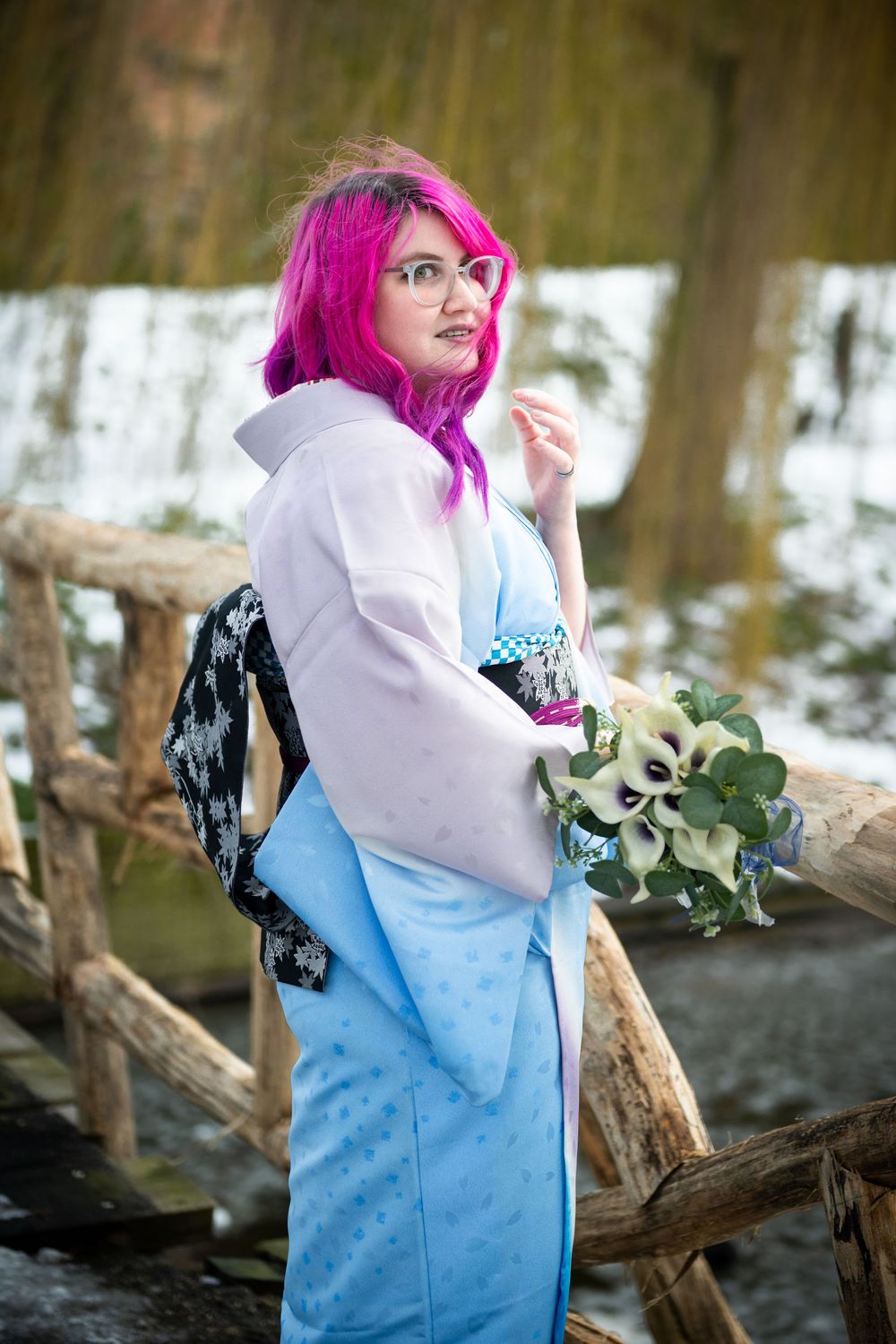 portrait in kimono