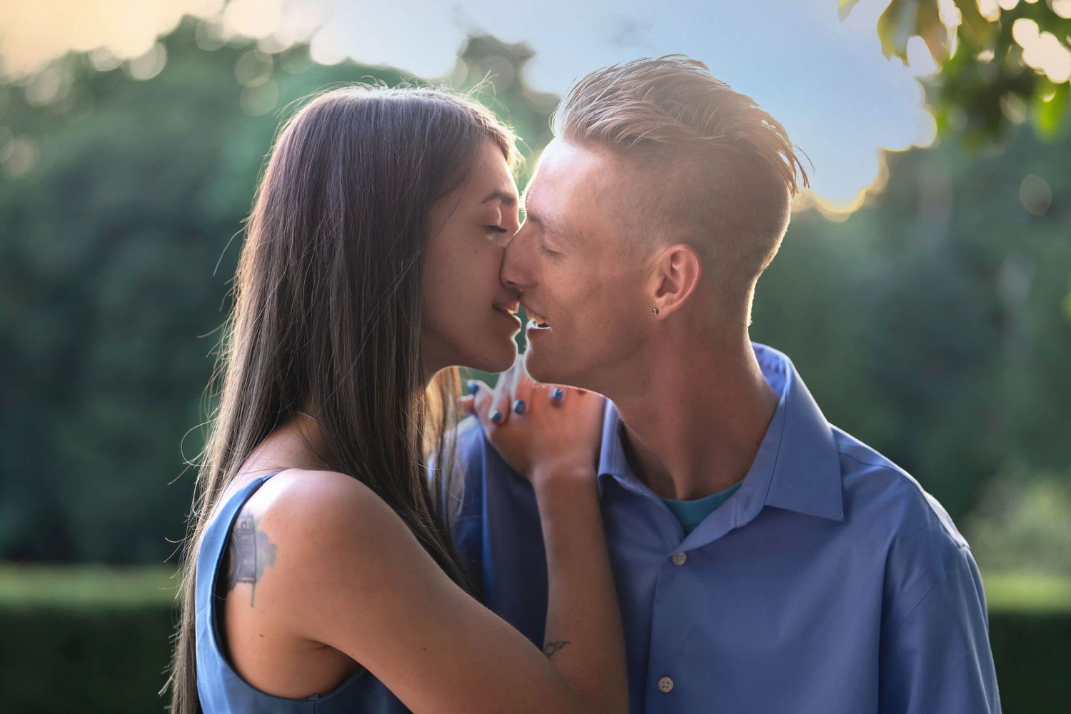 Engagement  intimate Photo at Jeffrey Mansion