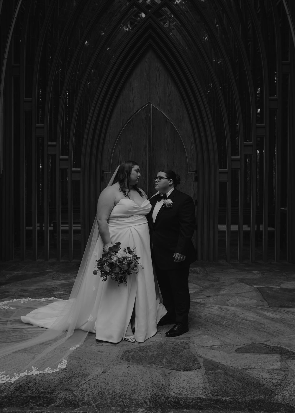 Wedding Elopement at Mildred B Cooper Chapel