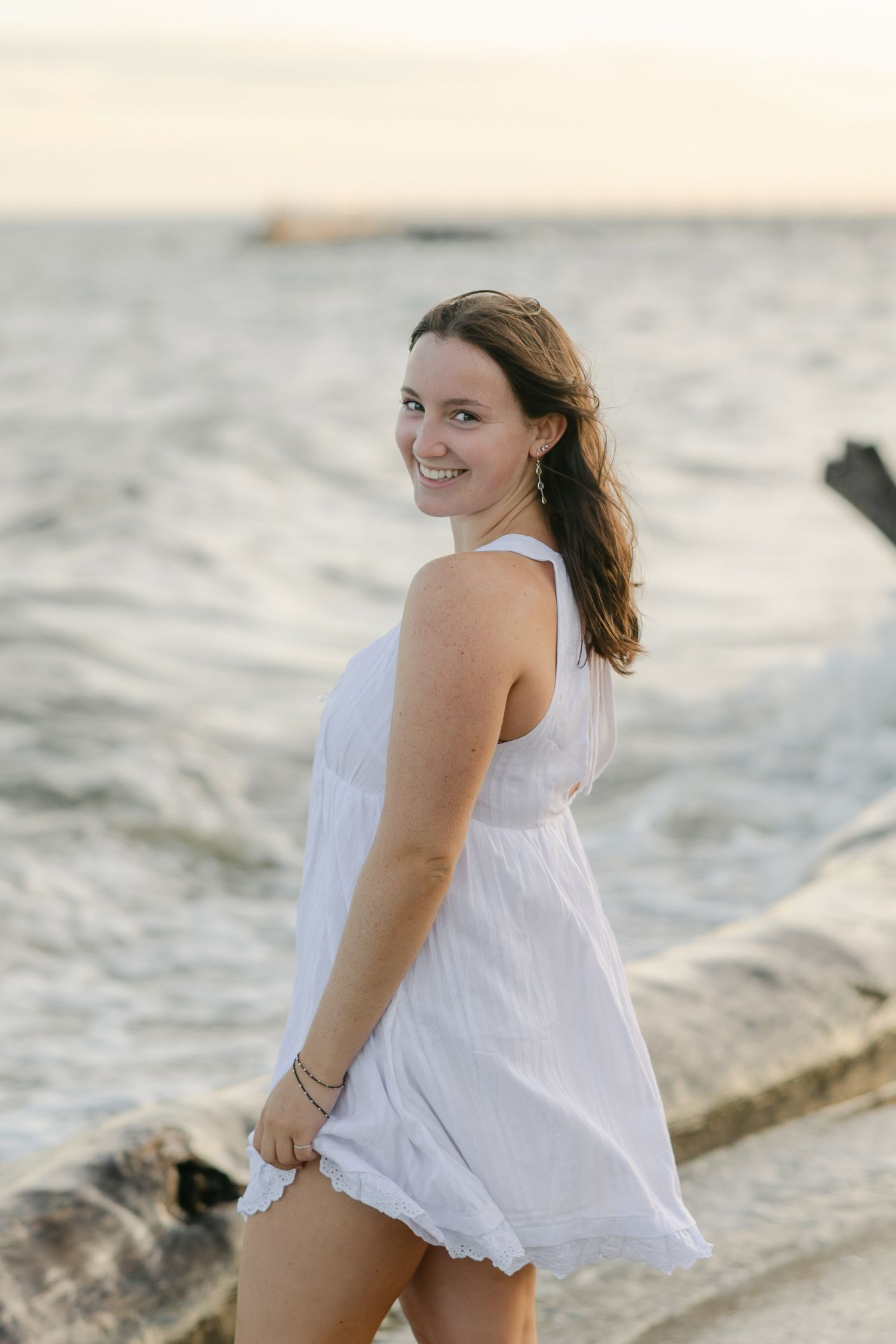 Senior Photography on the beach in CT