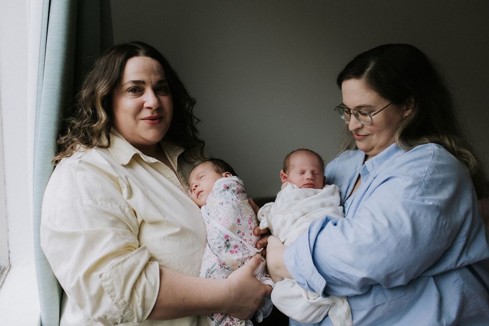 Same Sex Family New Born Photography Sydney