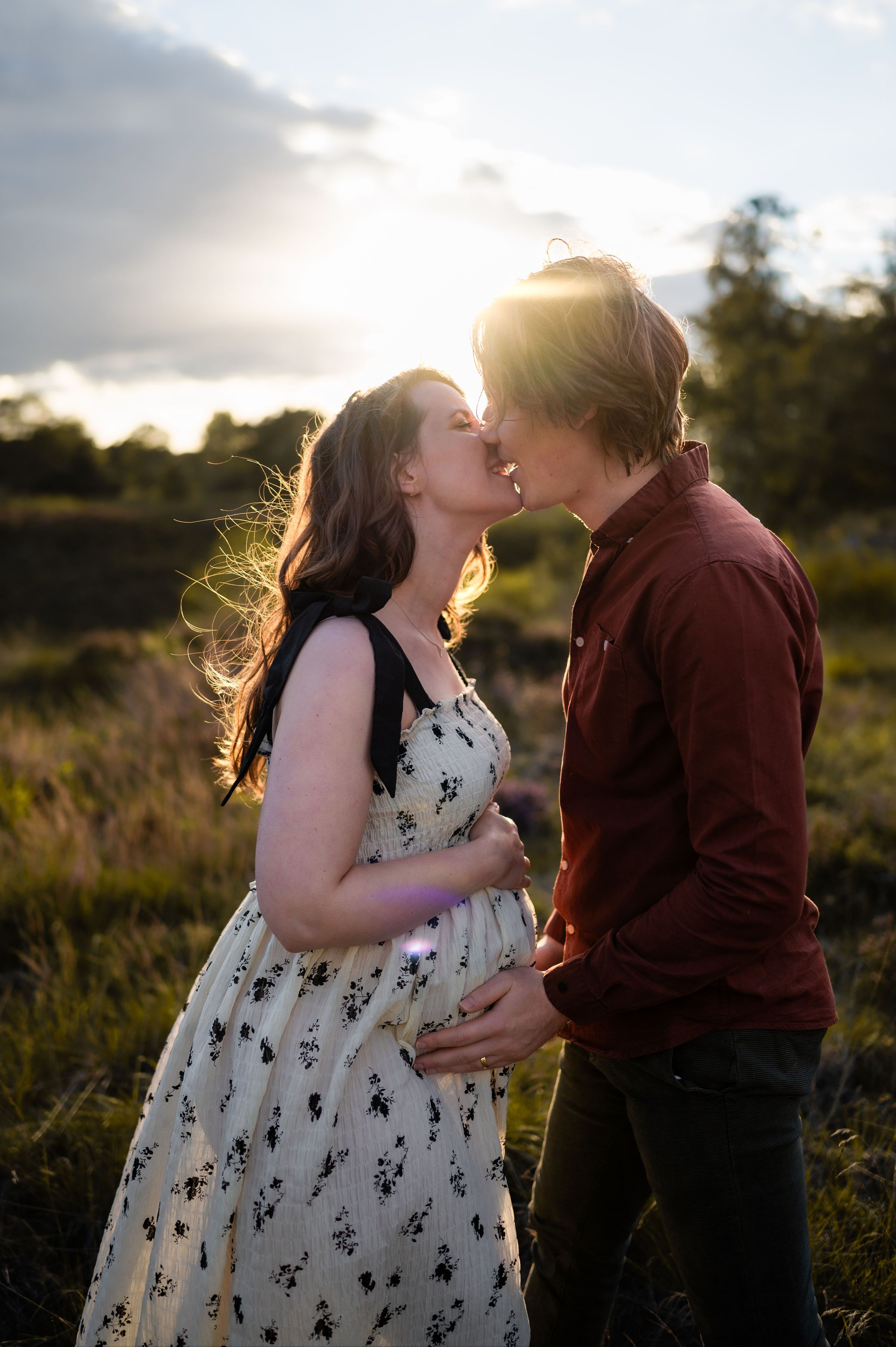 Koppelshoot tijdens golden hour - Elles Yanna Photography