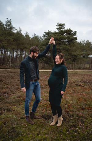 Elles Yanna Fotografie - Zwangerschapfotoshoot op de heide