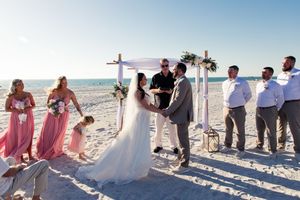 Micro wedding destination beach venue in Tampa, Dunedin, Clearwater, St Pete, Naples, Bradenton, Miami, West Palm, Amelia Island, Florida