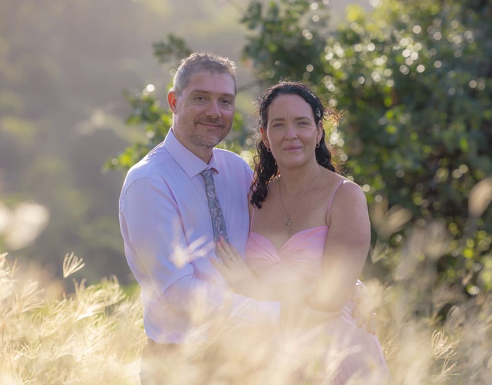 Elopement photography session overlooking the mountains at Wild Lime Cottage Darlington Queensland.