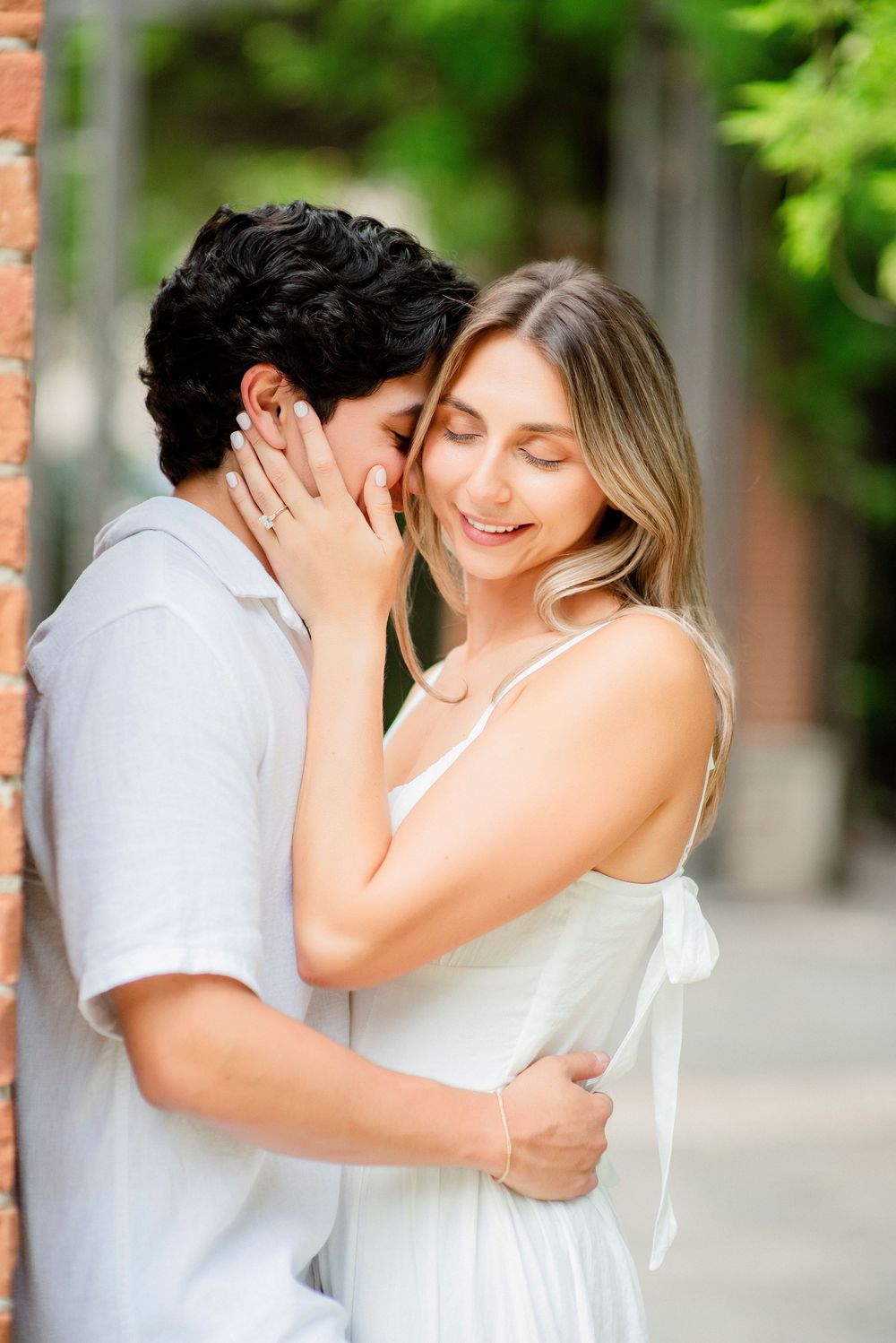 Engagement session at Arlington Hall at Turtle Creek Park in Dallas, Texas by The GRACE Pictures