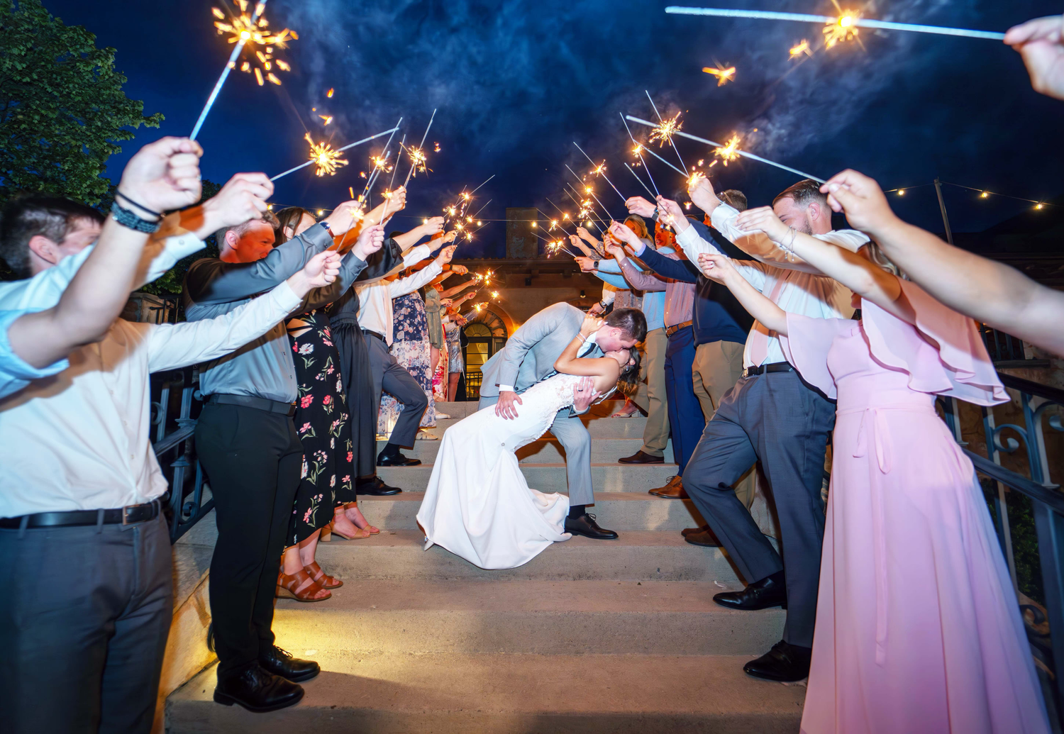wedding exit at the club at corazon photos