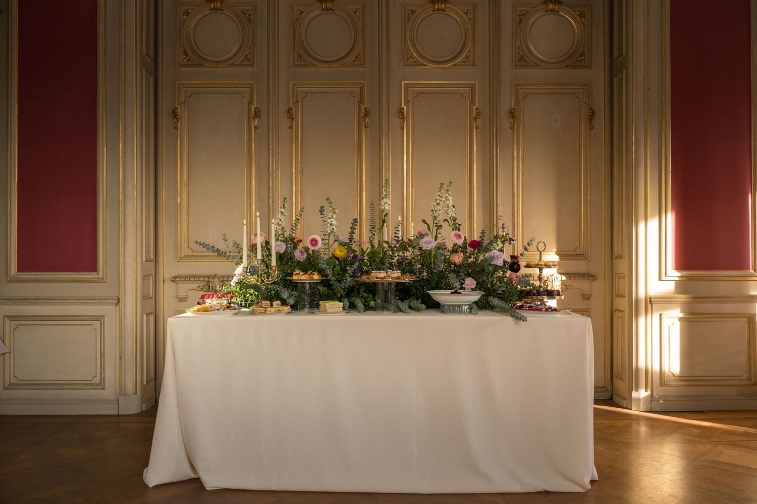 shoot culinaire traiteur Jabre au Château Burrus en Alsace