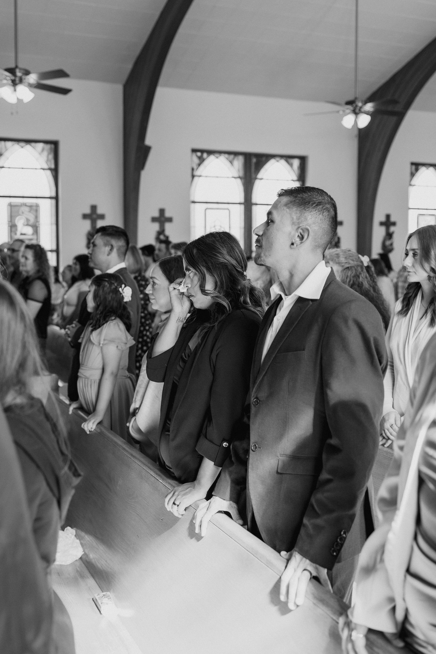 Catholic Church wedding ceremony in September