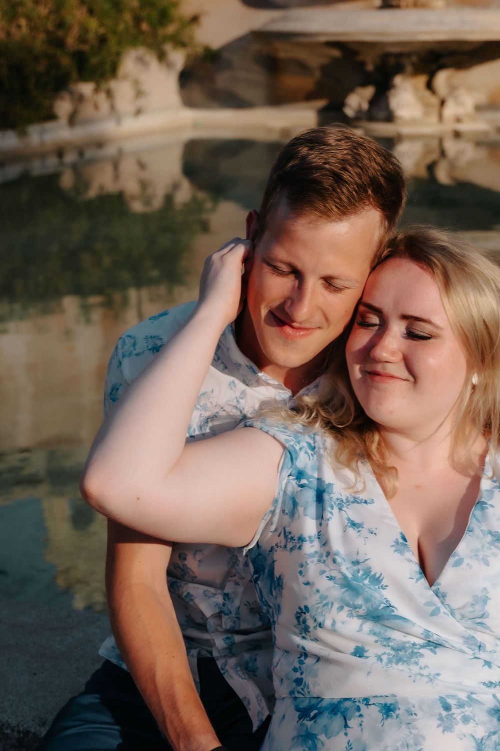 Romantic morning couple session Barcelona