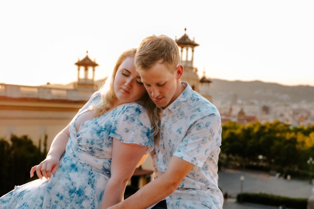 Barcelona couples photographer engagement