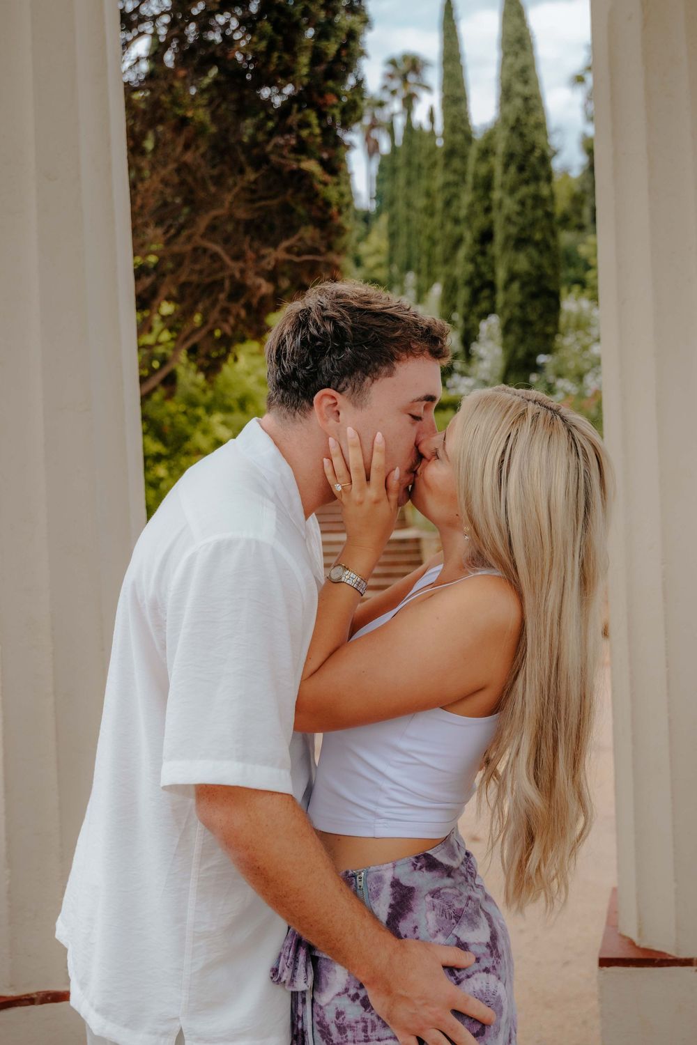 Mediterranean proposal photography