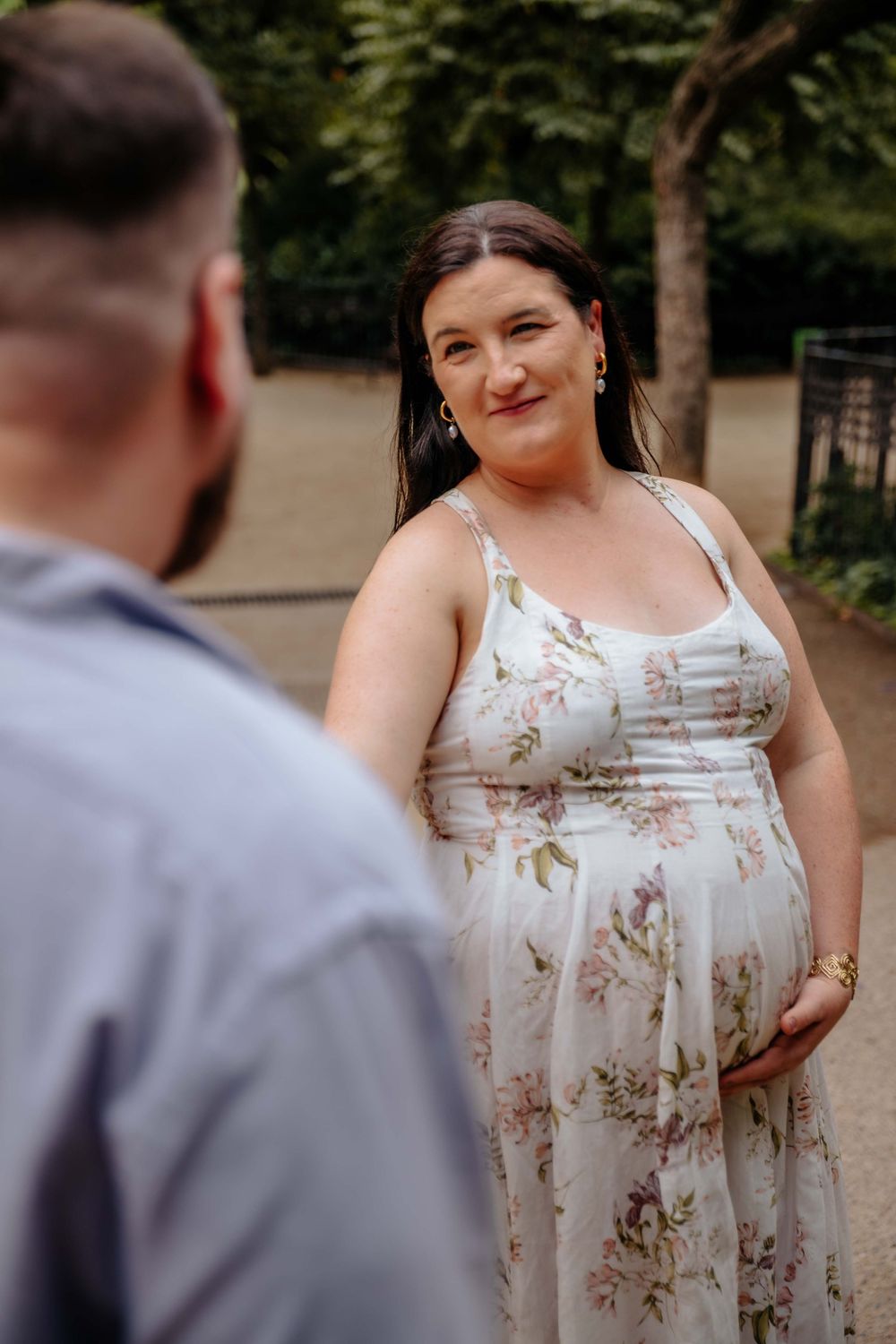 Morning maternity photoshoot Barcelona