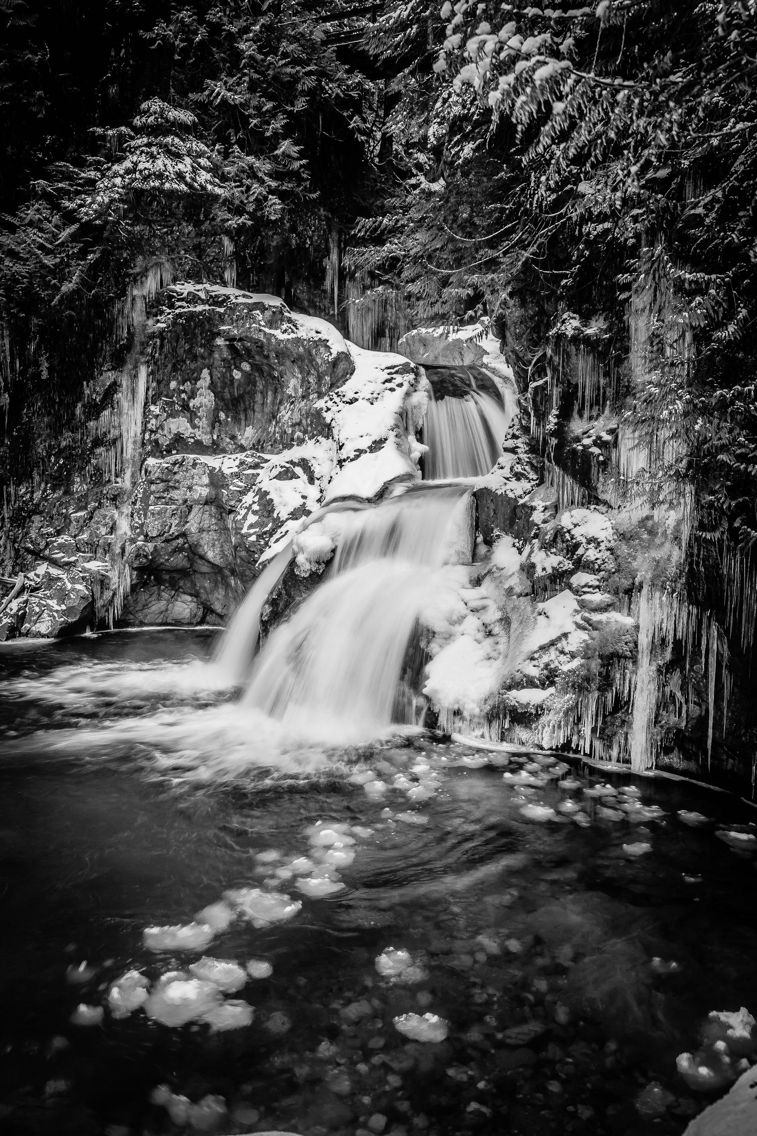 Twin Falls, Lynn Canyon, North Vancouver