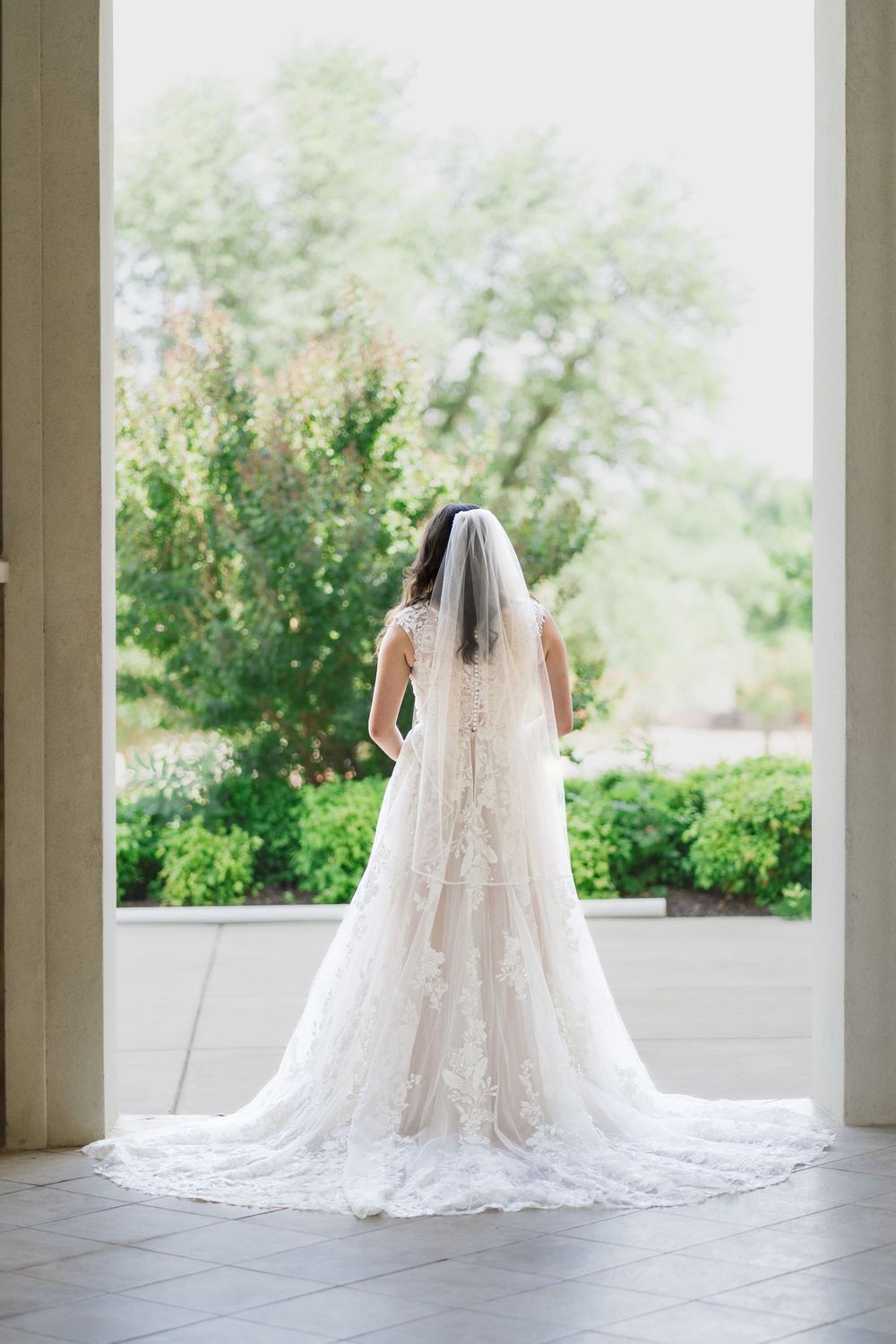 Wedding photography big day getting married Southlake Texas wedding party wedding dress peach powder blue summer candid romantic first look