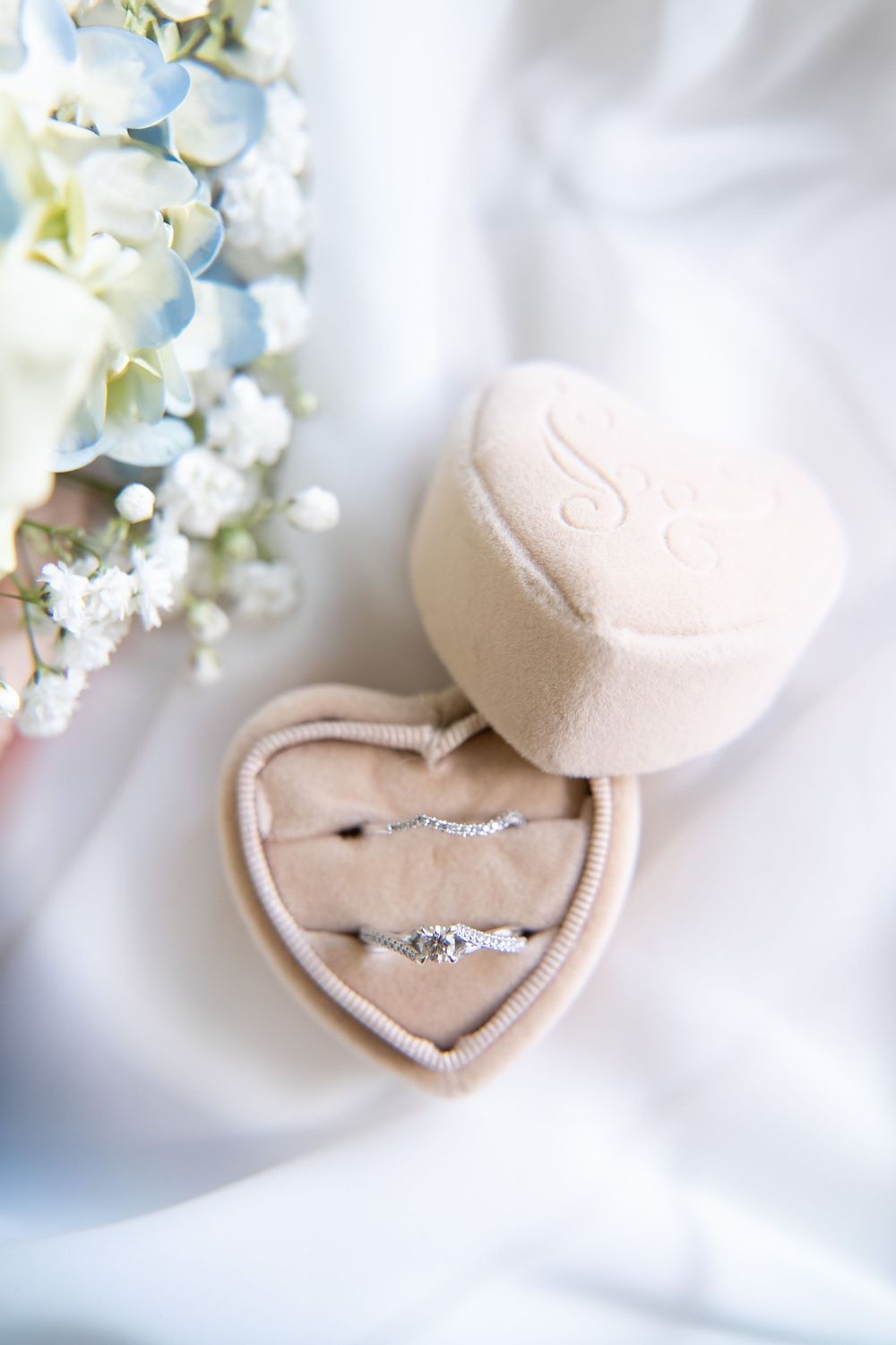 Wedding photography big day getting married Southlake Texas wedding party wedding dress peach powder blue summer candid romantic first look
